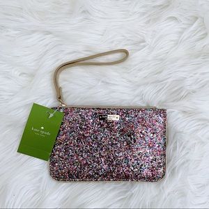 Kate Spade Glitter Sparkler Wristlet
